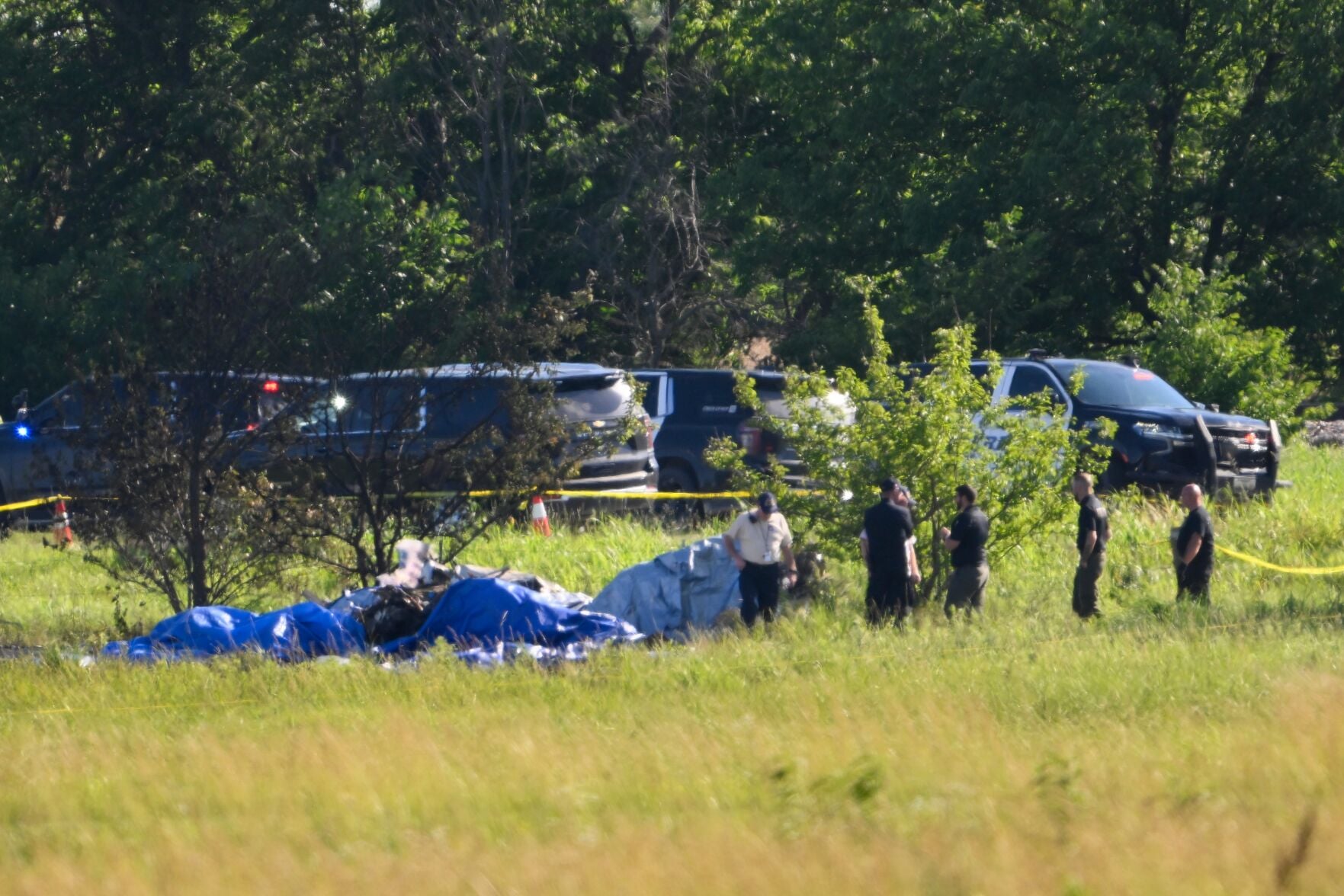 Investigators find no evidence of engine failure in fiery crash of skydiving plane that killed 12