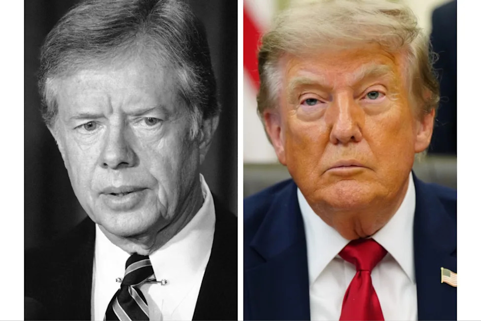 Trump shifts his tone on Jimmy Carter while grappling with Iran, inflation and his own legacy