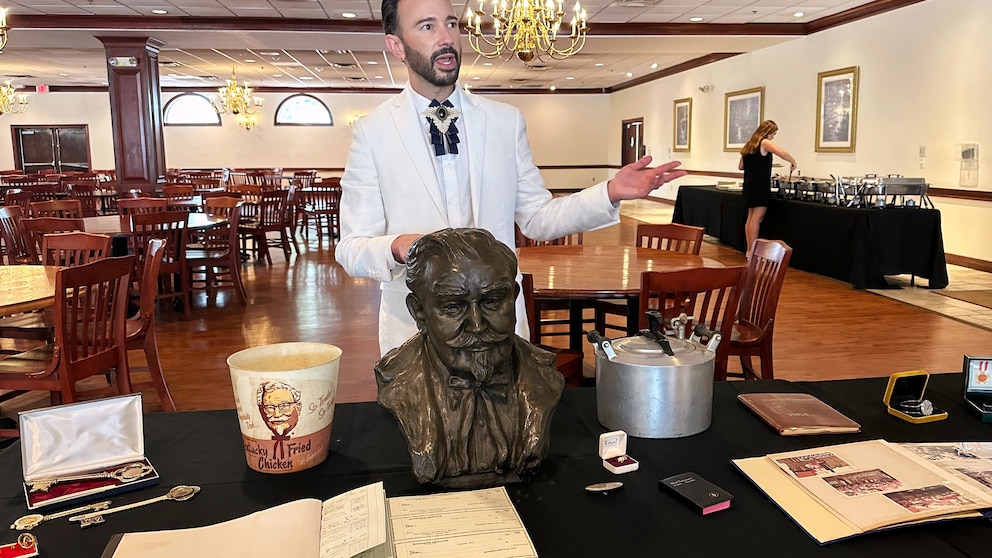 KFC founder Colonel Sanders’ personal belongings fetch thousands at Kentucky auction
