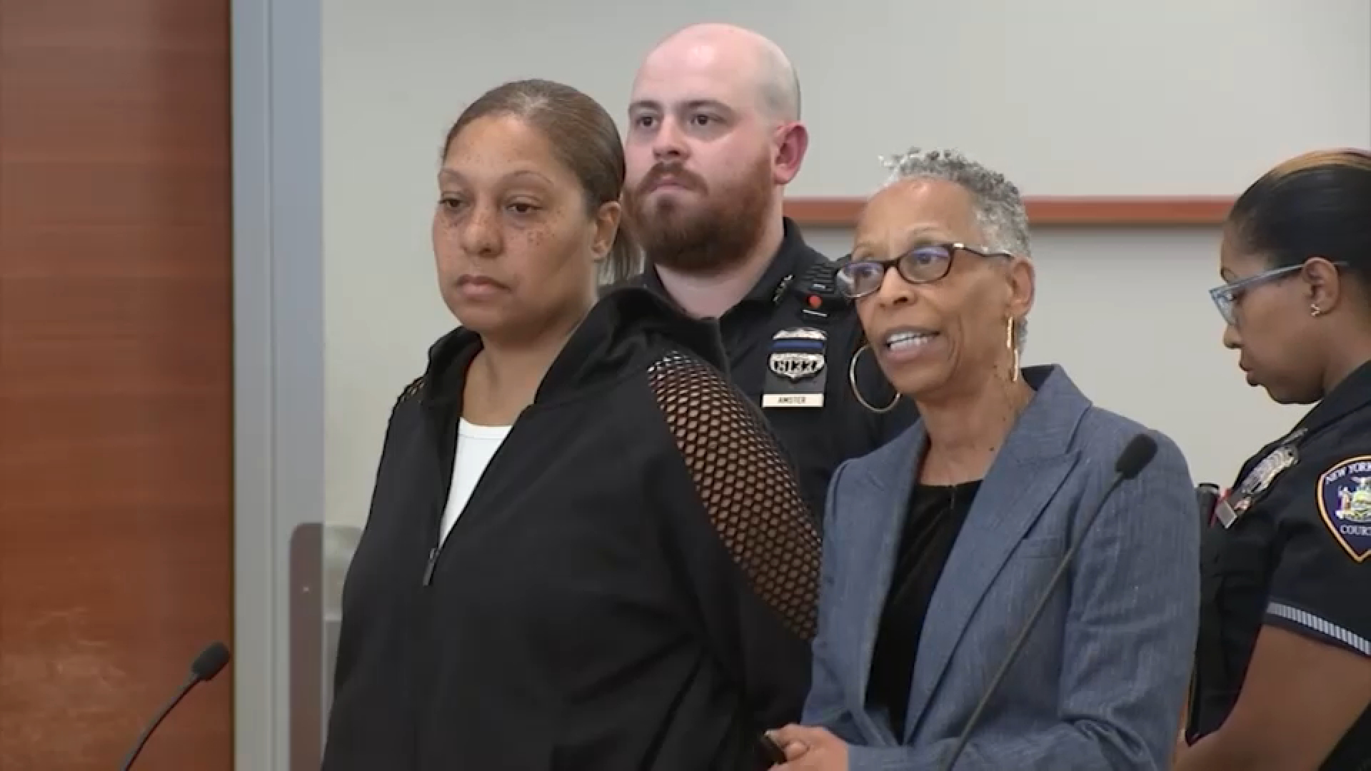 Jennifer Lackard, a Mount Vernon police official accused of driving her son from a shooting scene.