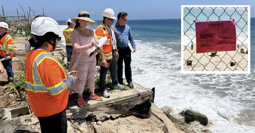 Malibu’s iconic Point Dume Beach closed indefinitely due to ‘severe’ erosion