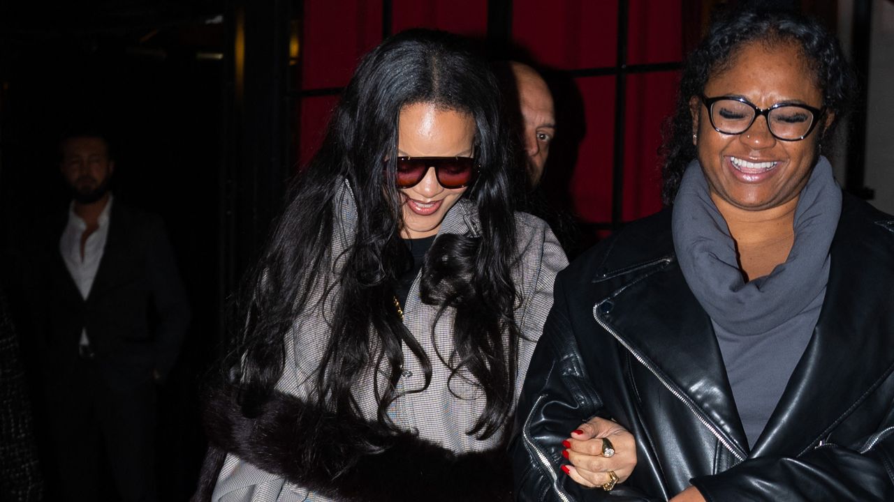 Of course Rihanna’s casual night-out look is a $2.2K velour tracksuit