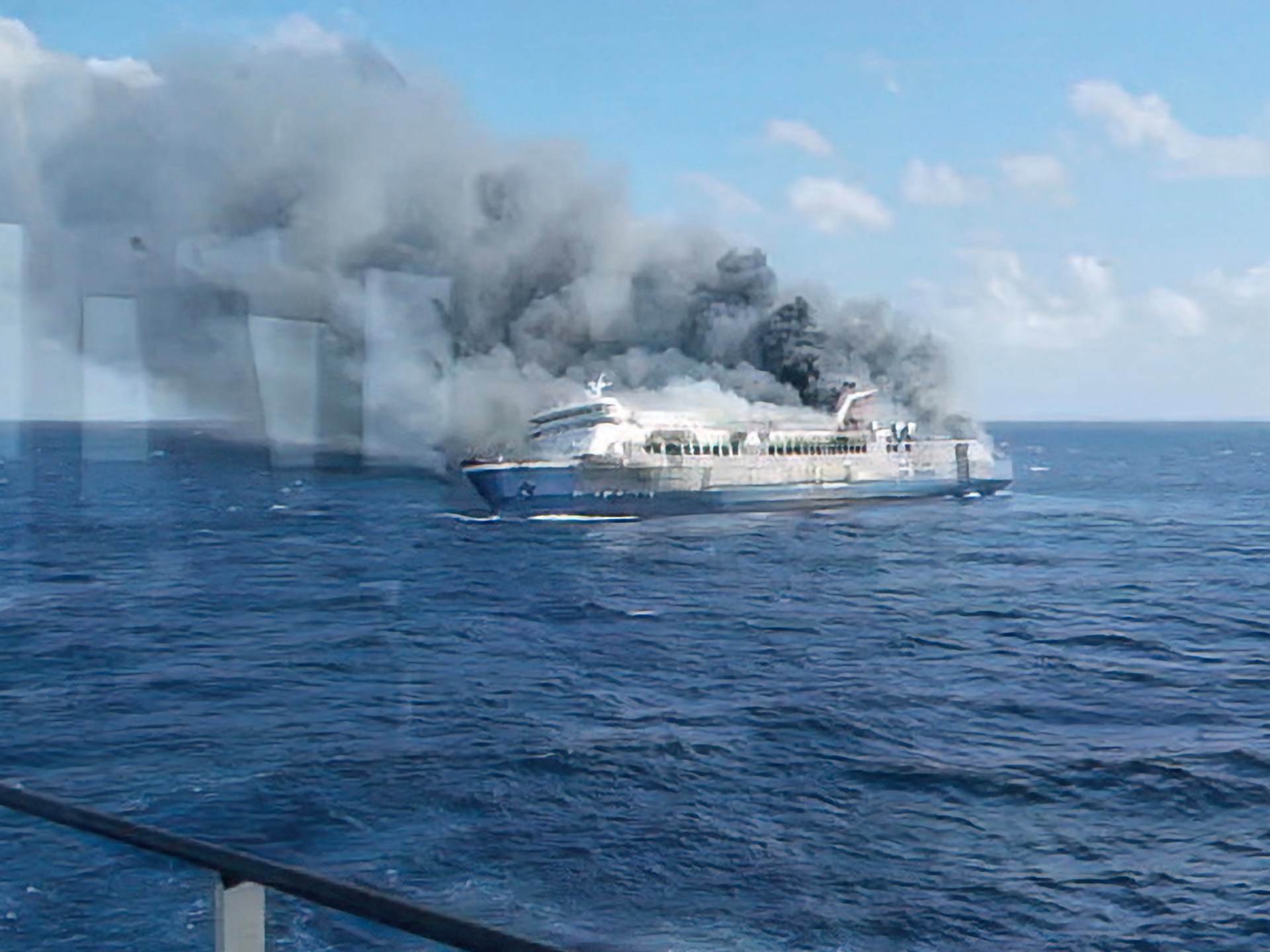 Mutiara Sentosa 2 vessel before fire incident