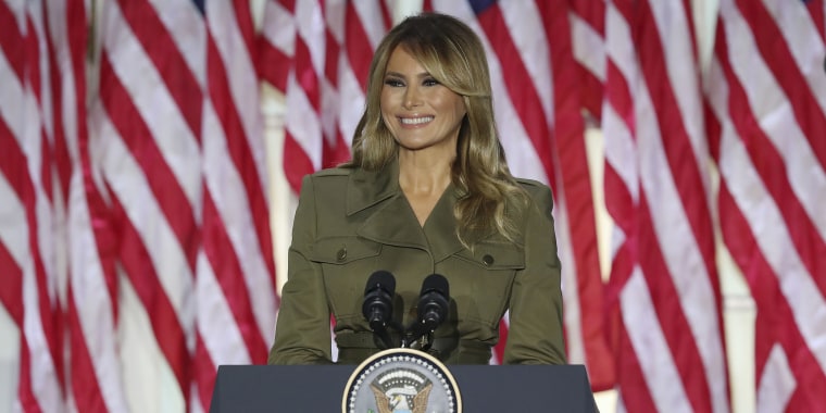 Melania Trump makes mocking five-word comment during first public appearance in weeks