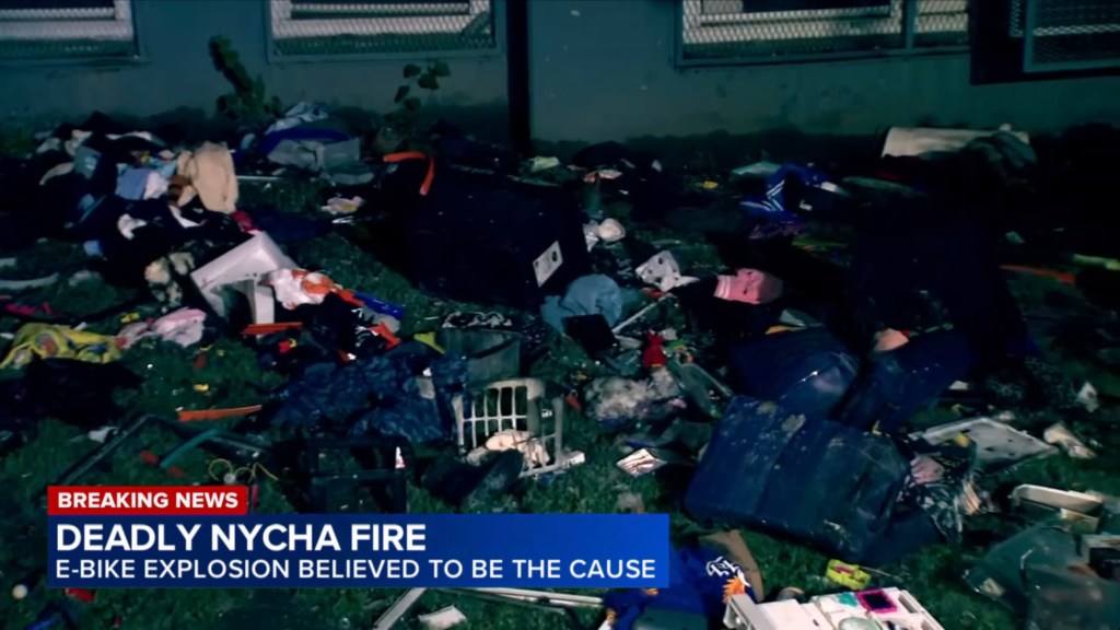 Explosion at NYCHA complex leaves one dead — reportedly linked to lithium-ion battery