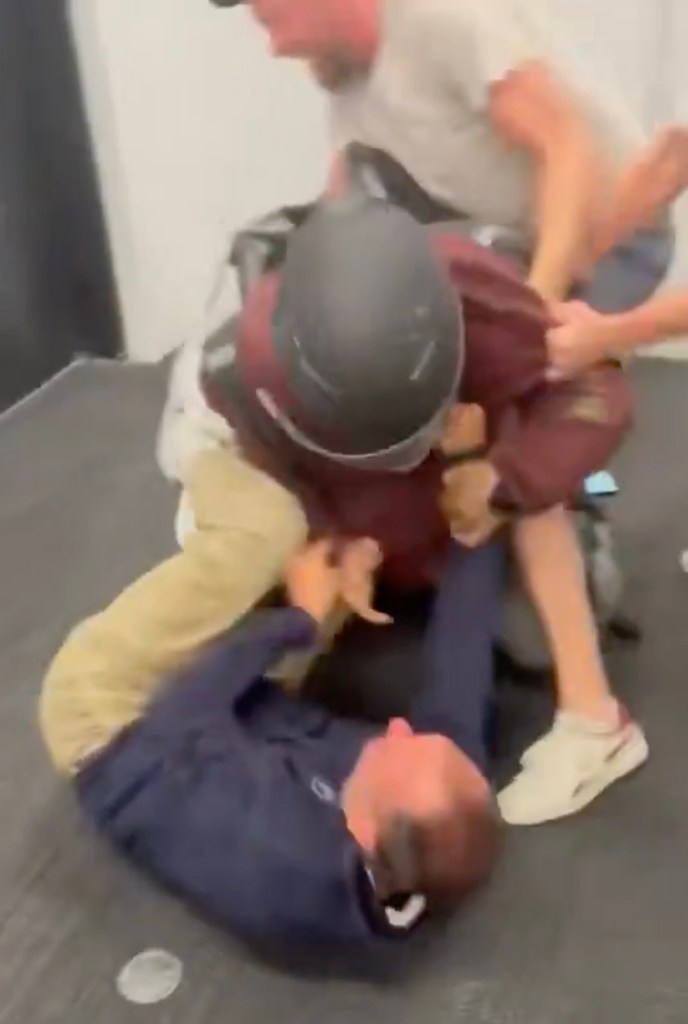 Uber Eats delivery driver attacks Barstool employee in shocking, caught-on-camera brawl at NYC headquarters