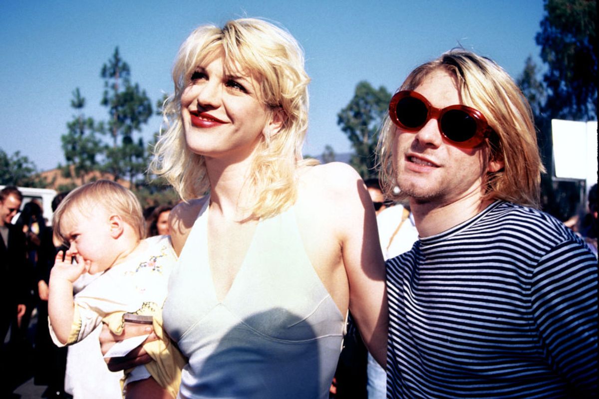 Courtney Love, widow of Kurt Cobain