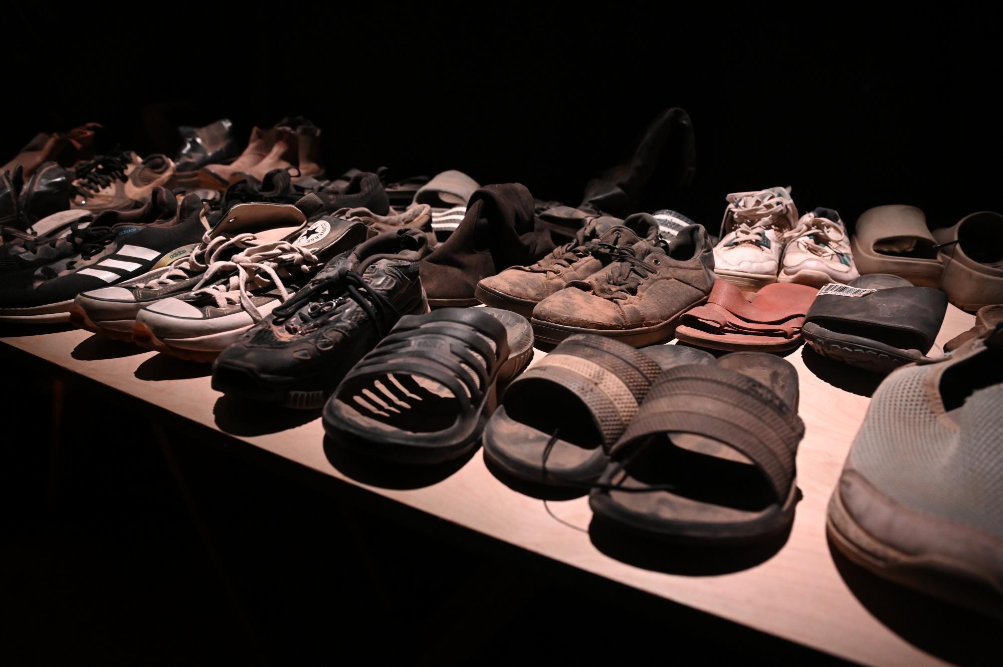 A memorial to October 7 victims, honoring those killed at the Nova Festival.