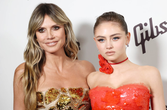 Heidi Klum, 52, with her daughter in their Intimissimi lingerie campaign