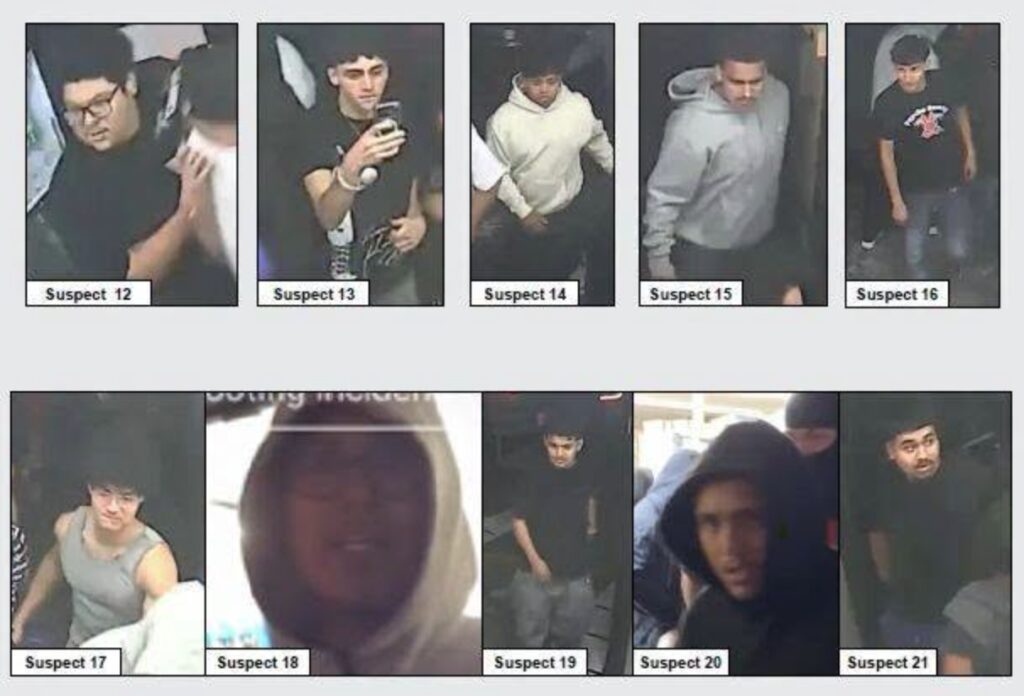 Mob of looters who struck LA AutoZone twice in 24 hours pictured by police