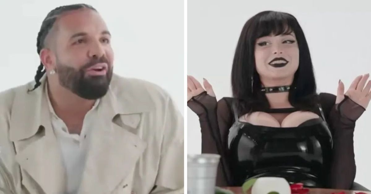‘Goth Baddie’ chosen by Drake in 20 vs 1 dating challenge speaks out after he barked at her