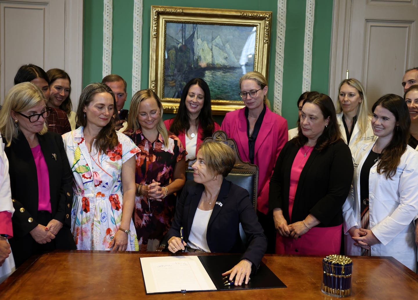 Massachusetts Gov Maura Healey signs bill allowing abortions up until childbirth