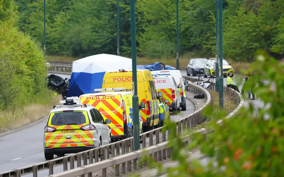 Seven people including two officers killed after horror crash during police pursuit
