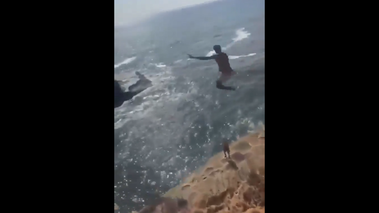 Emergency responders at Sunset Cliffs during teen's rescue