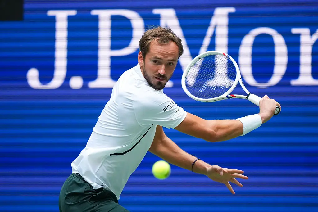 Daniil Medvedev’s bizarre US Open ritual revealed as fans spot 12 pieces of chewed gum after victory