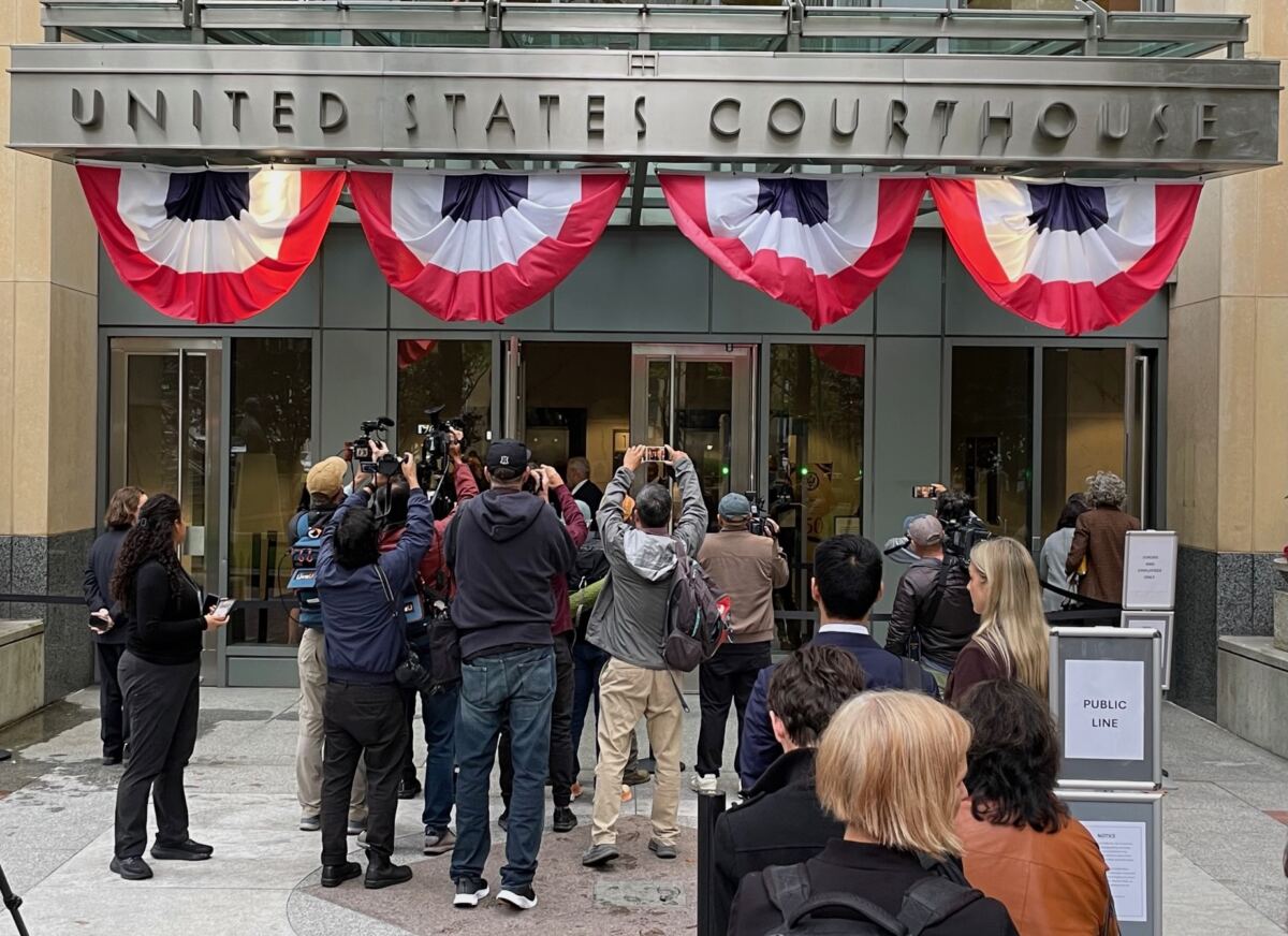 Grieving parents confront Meta outside California courtroom: ‘My son was killed’