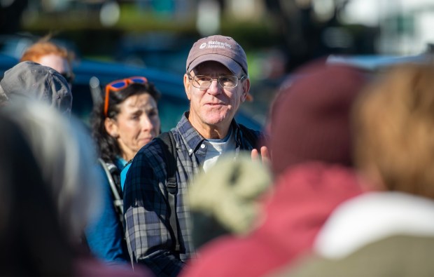 Steve Bruemmer, survivor of a 2022 shark attack at the same location