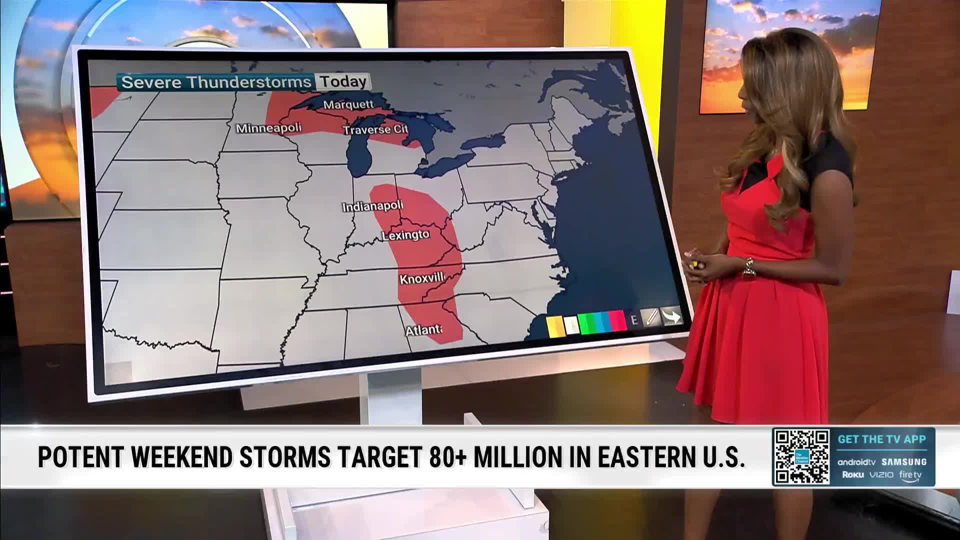 Heat wave conditions affecting major East Coast cities