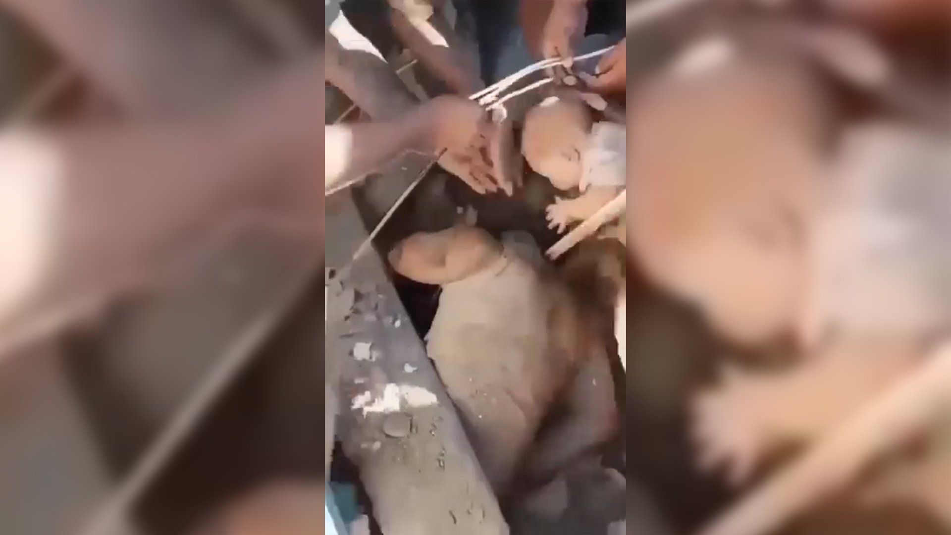 Astonishing video shows baby rescued from rubble as Colombian quake toll tops 250