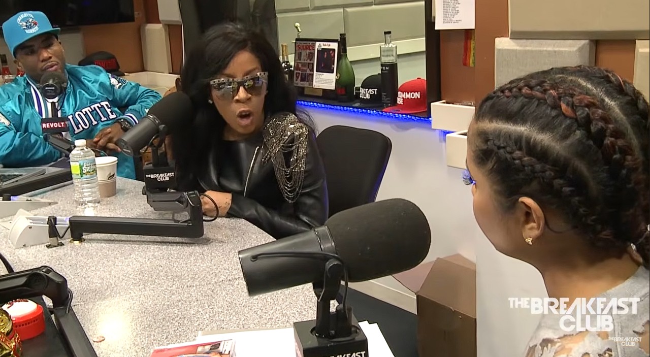 Radio staff keep K. Michelle and Angela Yee apart as Breakfast Club feud heats up