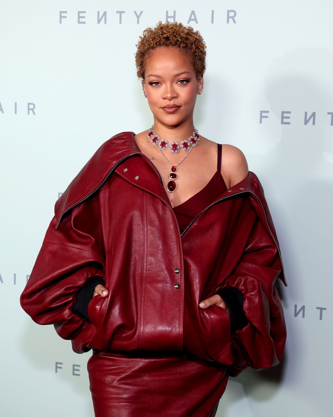 Rihanna stops traffic in racy lace lingerie and diamonds