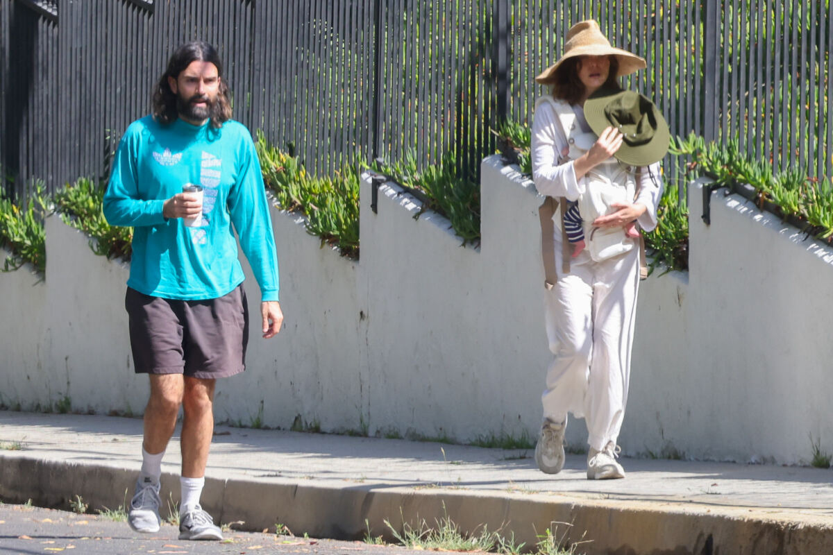 Elizabeth Olsen steps out with newborn after quietly welcoming first child with husband Robbie Arnett