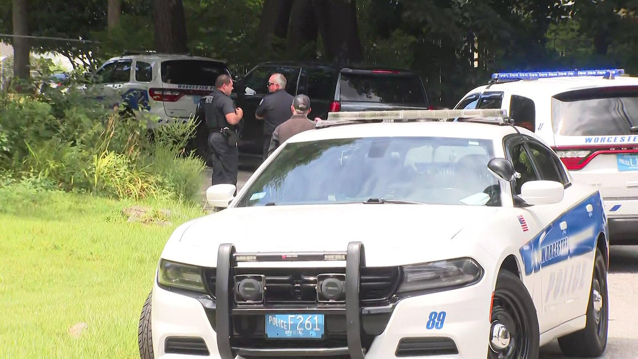‘Presumed armed and dangerous’ wife of dead cop seen calmly walking from death scene — as her surprising background emerges