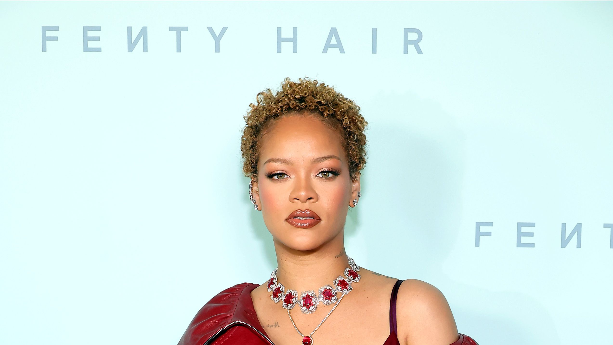 Rihanna stops traffic in racy lace lingerie and diamonds