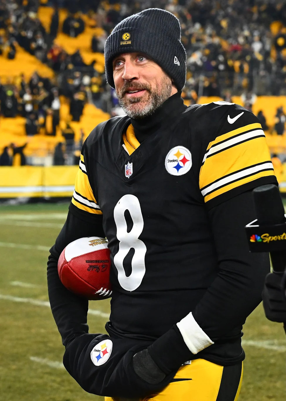 Aaron Rodgers' wedding ring, which sparked public speculation about his marriage