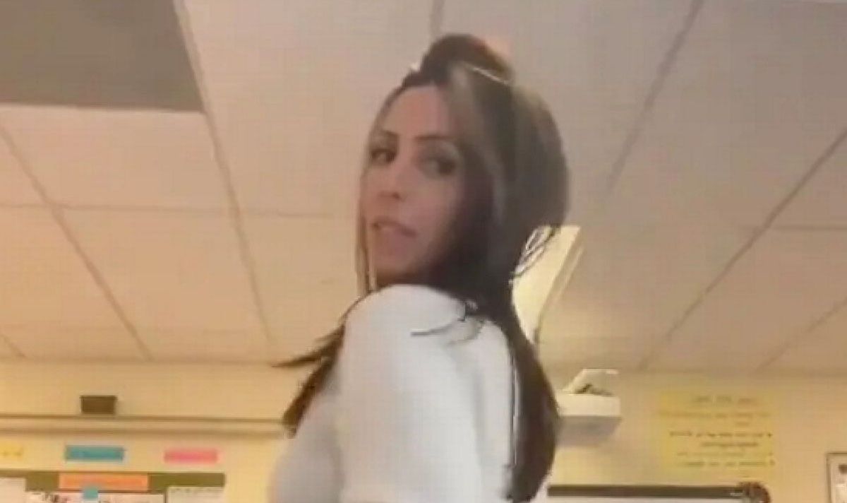 California teacher slammed for using classroom to flaunt flashy outfits in popular TikTok trend: ‘This is absurd!’