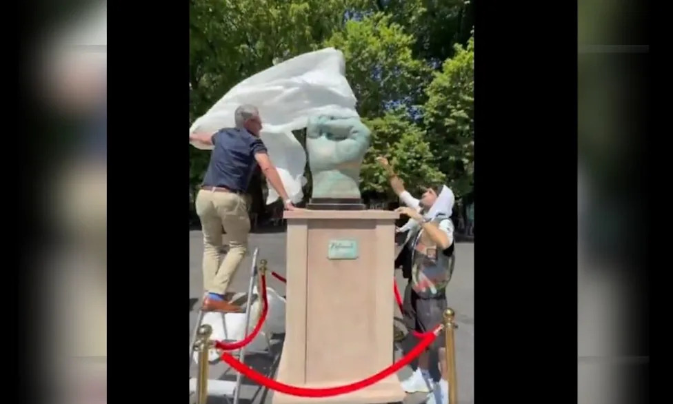 The John Hughes Club in Dyker Heights, where the new statue will be installed