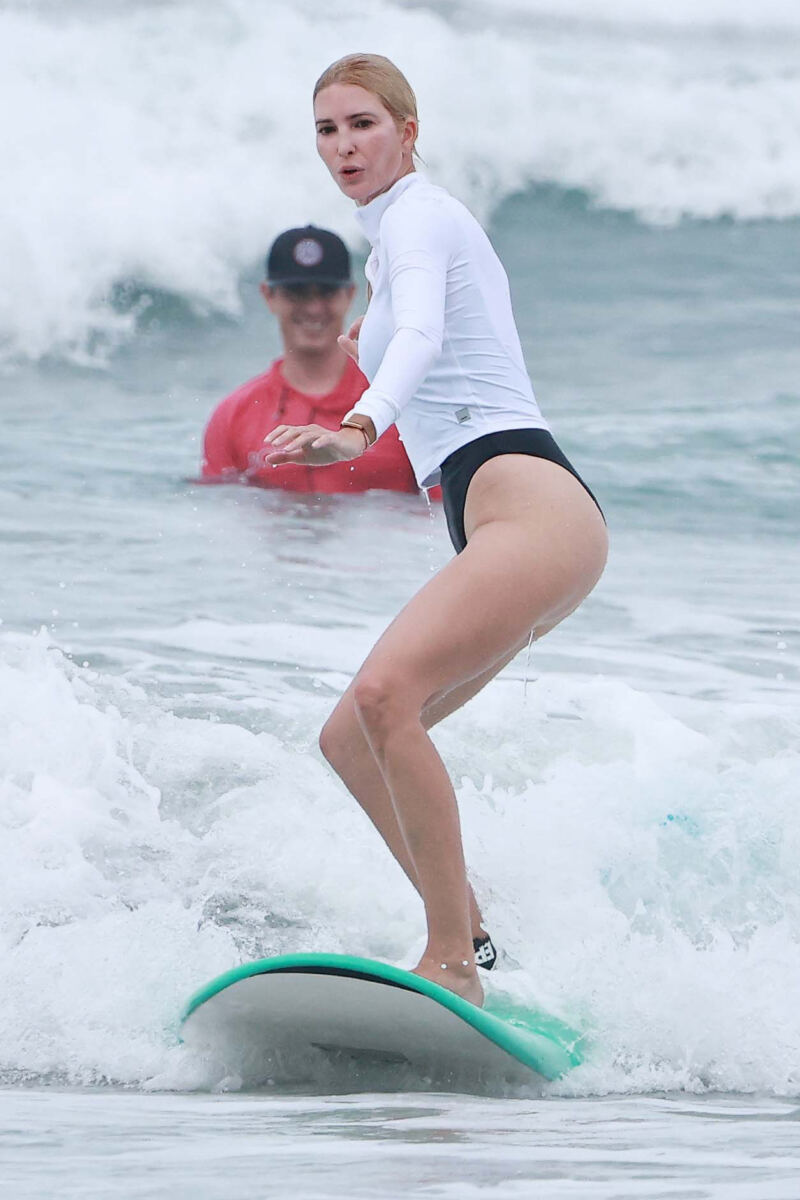 Ivanka Trump shows off surfing skills during family Costa Rica trip