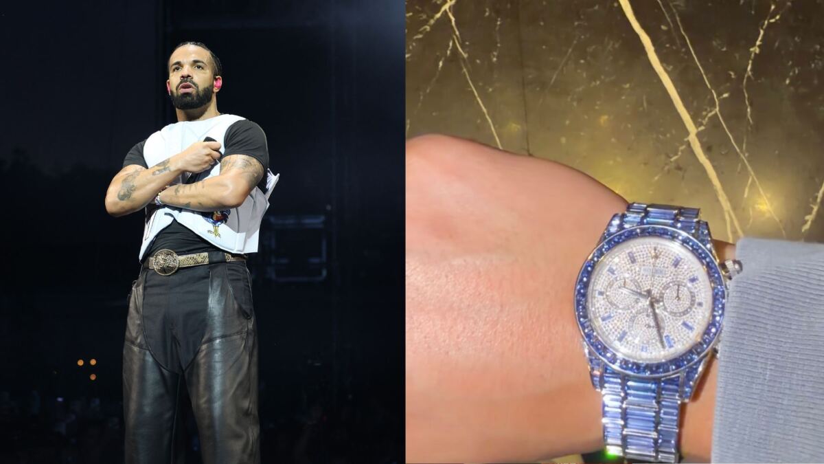 Drake’s multimillion-dollar ‘one-of-one’ Rolex has all-over diamonds — and a hidden message