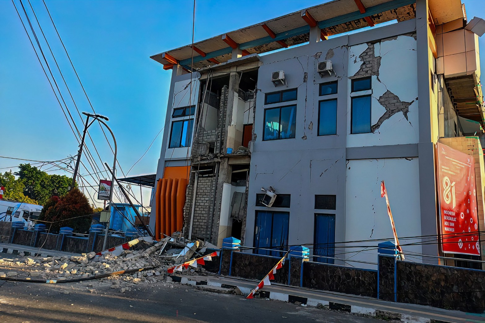 At least 20 dead, buildings toppled after magnitude 7.7 earthquake strikes off Indonesia’s coast