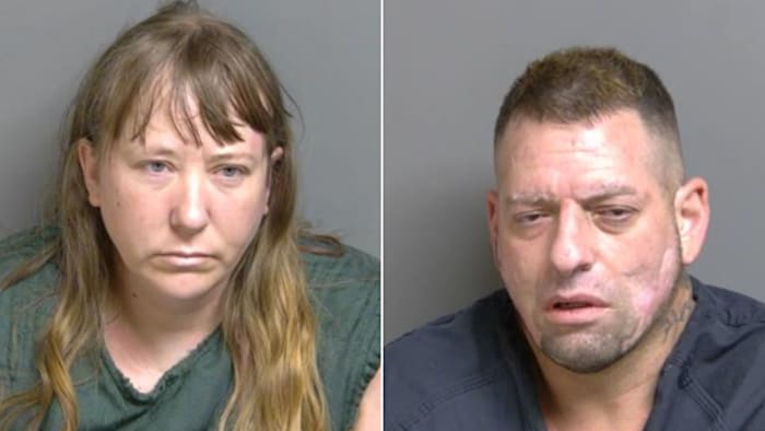 Crazed couple allegedly throws explosive with chilling 2-word message into elderly neighbor’s yard
