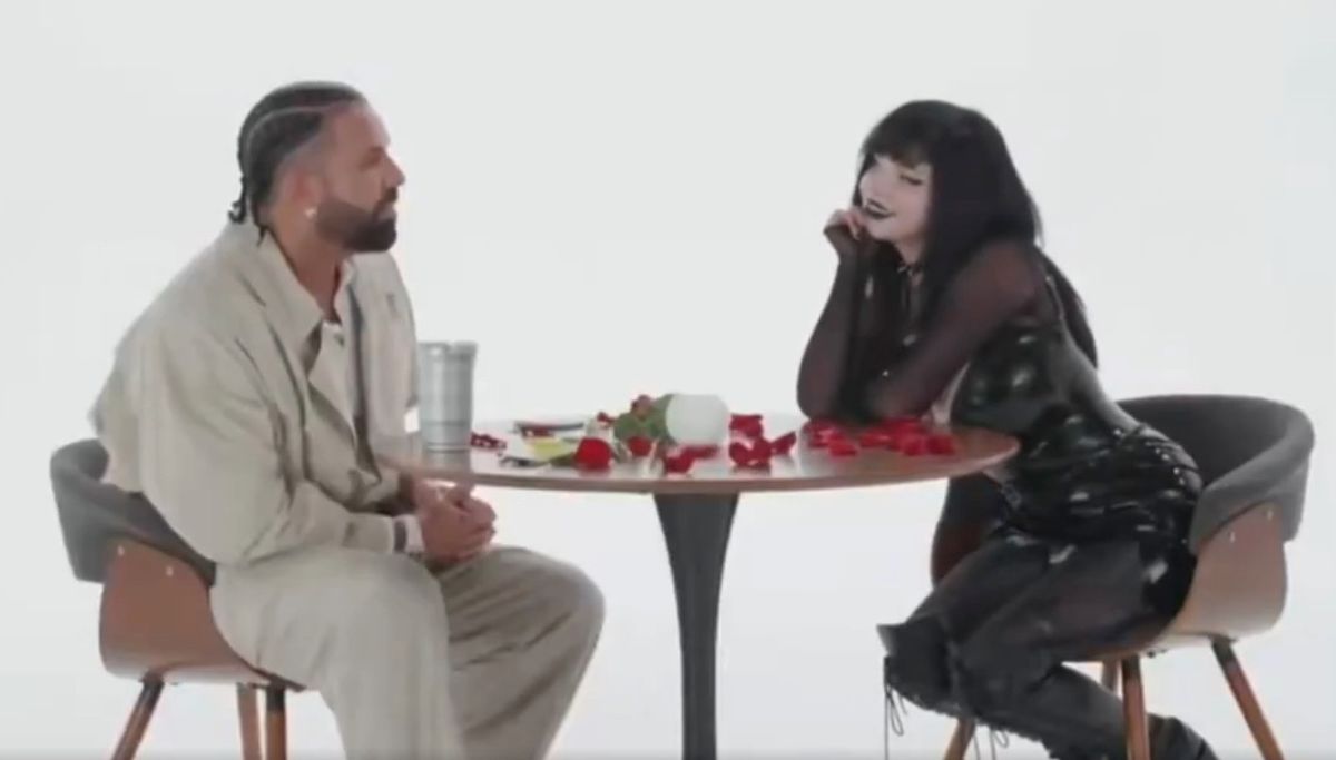 Drake 'rents out entire castle' for a date night with 'Goth Baddie' who made him bark