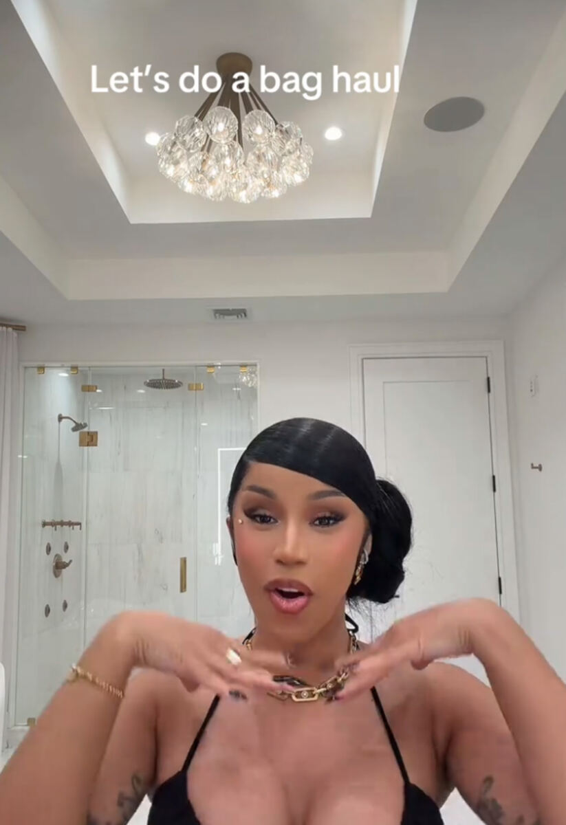 Cardi B shows off more than $187K worth of Chanel, Hermès and Bottega Veneta bags in breathtaking haul
