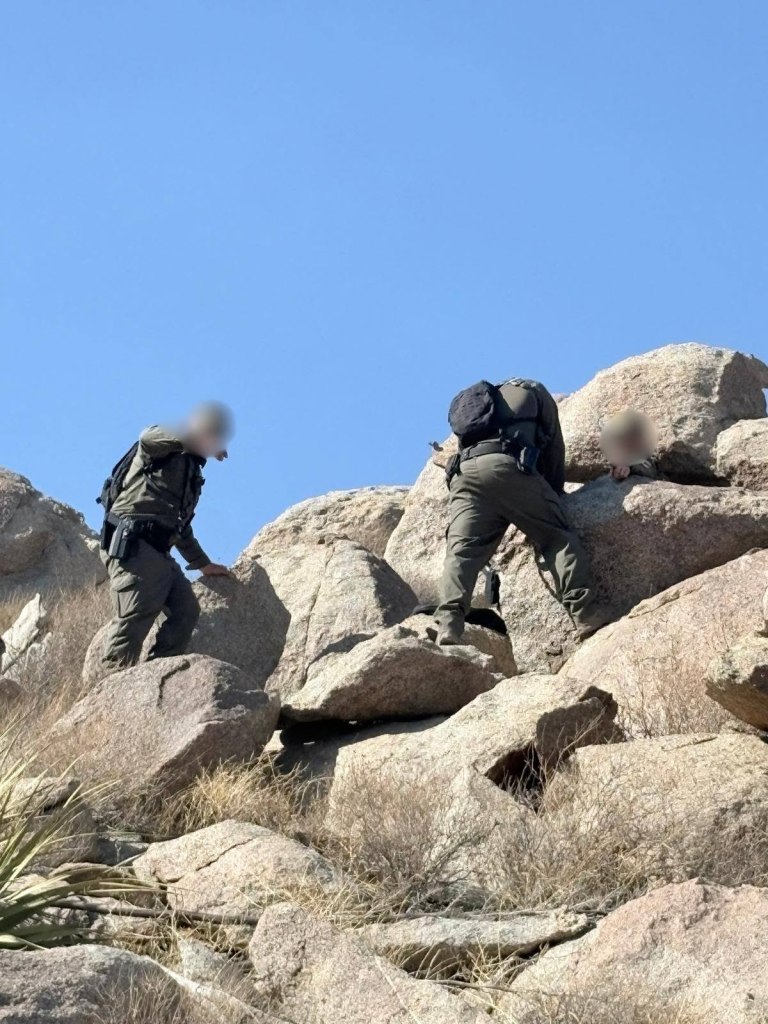 Illegal migrant gets stranded in California desert after crossing Mexico border