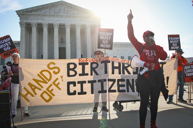 Capitol Building or courthouse symbolizing legal debate on citizenship.