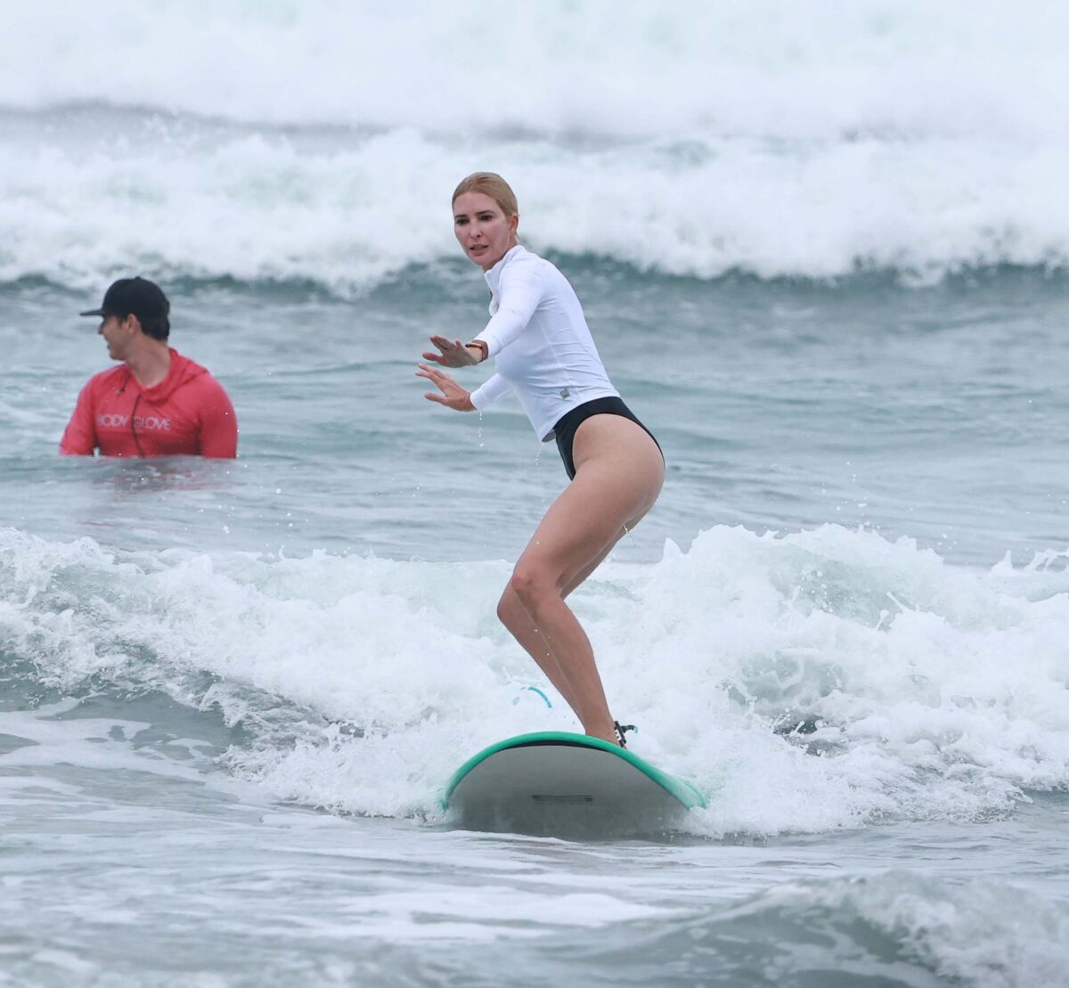 Ivanka Trump shows off surfing skills during family Costa Rica trip