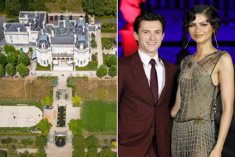 Tom Holland and Zendaya at a premiere event