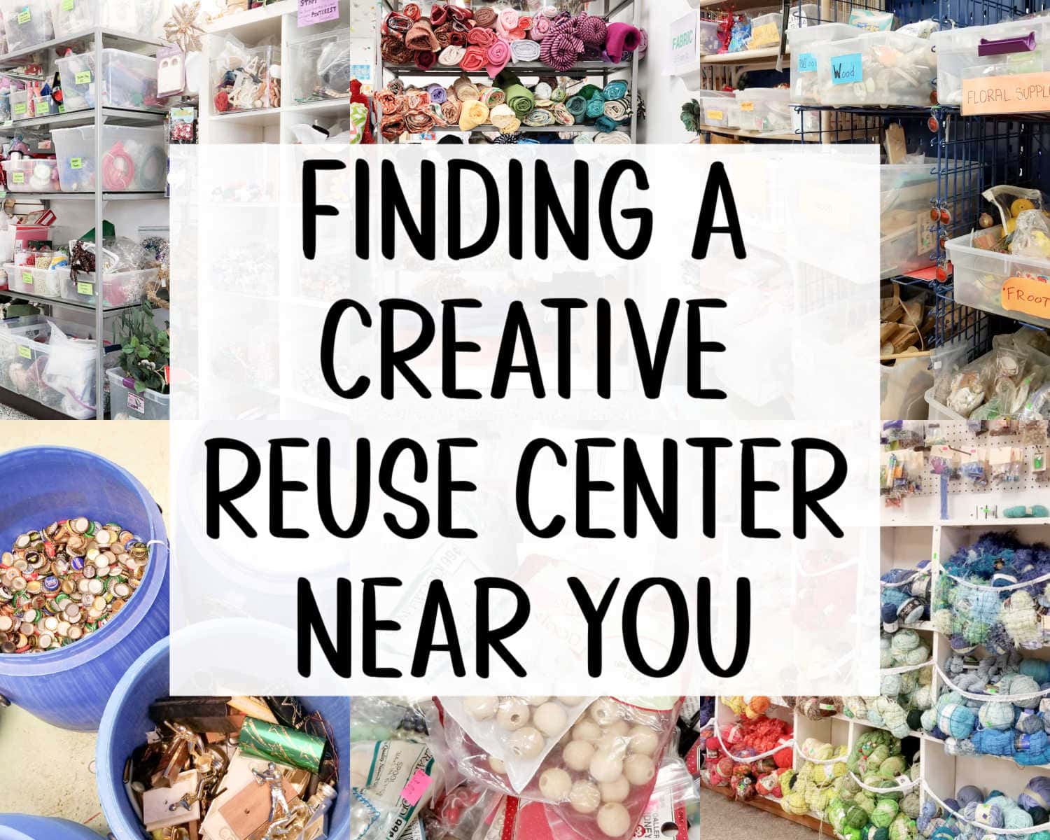 At creative reuse centers, old art supplies get a new life at a fraction of the cost