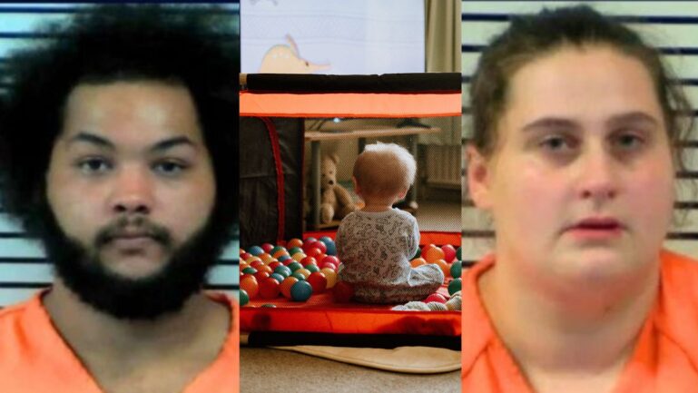 Parents jailed after baby chokes to death on dirty diaper while living in trash-filled garage: police