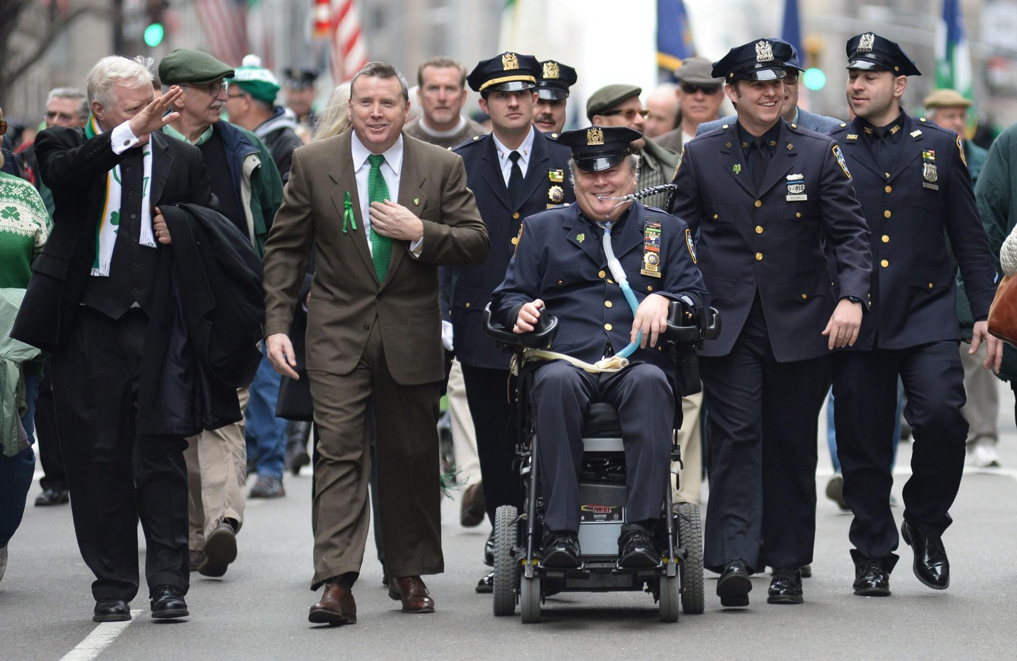 Steven McDonald Police Academy dedication ceremony in Queens