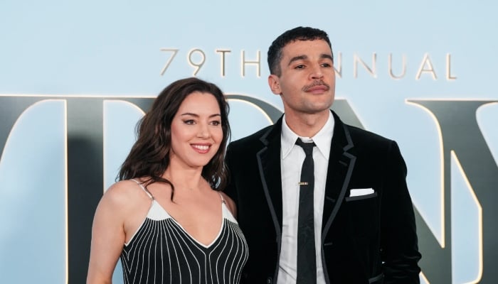 Aubrey Plaza seen with newborn for first time since welcoming baby with Christopher Abbott
