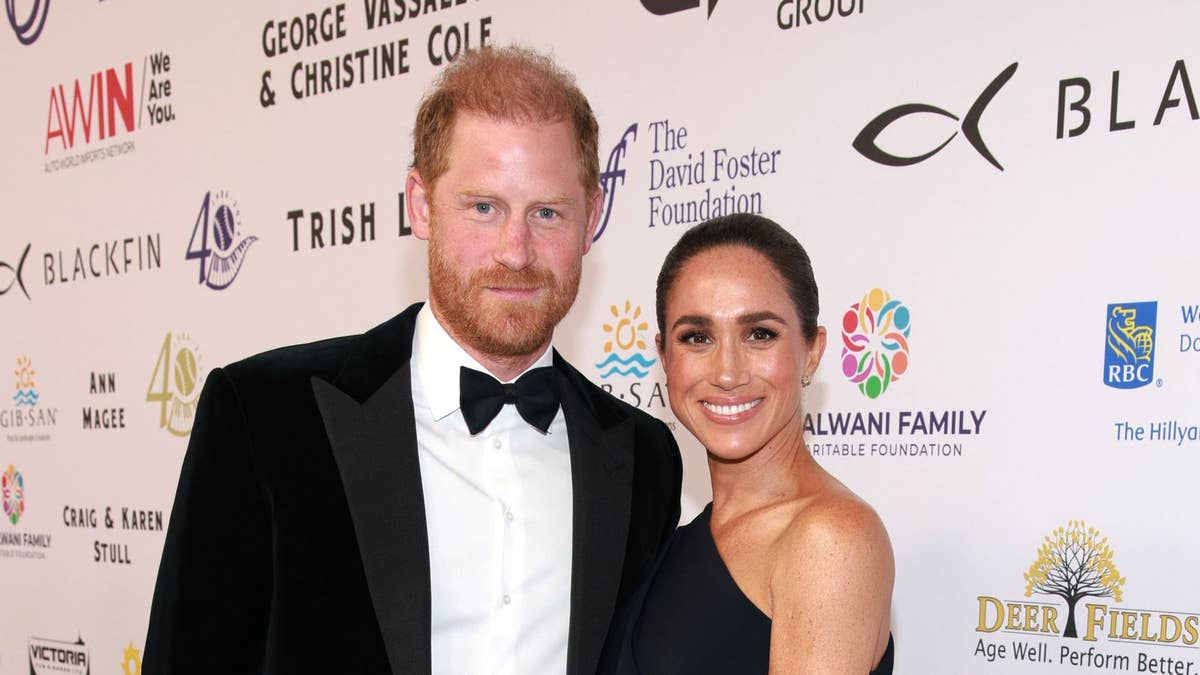 Meghan Markle wears Princess Diana’s diamond and sapphire earrings on date night with Prince Harry
