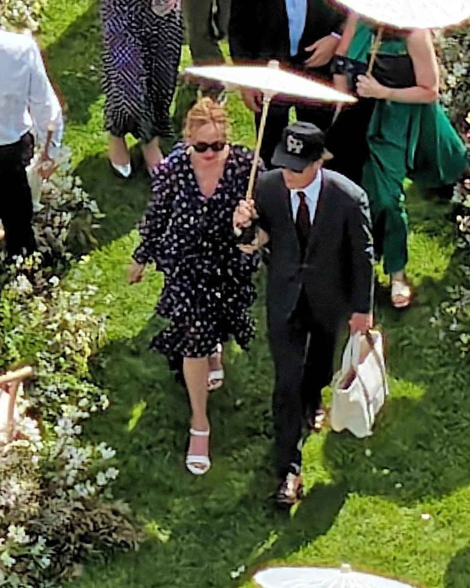 Julia Roberts with her daughter Hazel at the Idaho wedding.