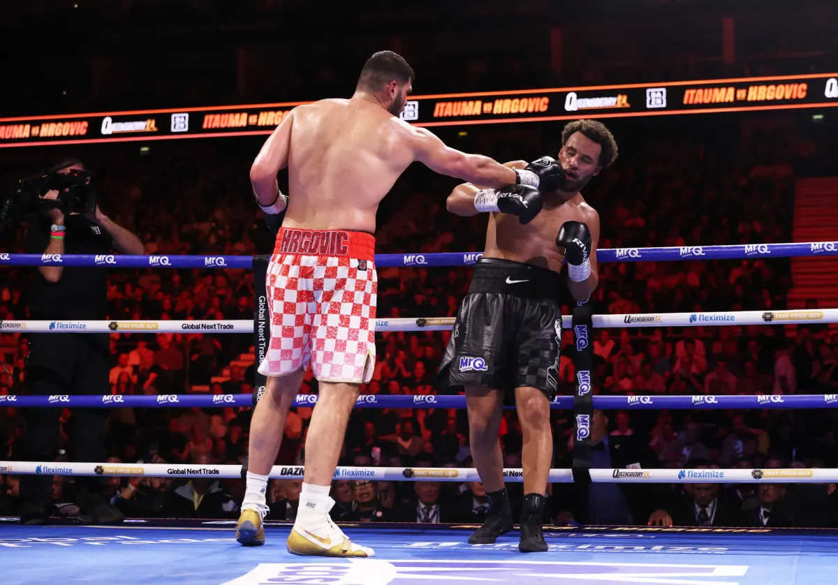 Health update issued after Brit boxer Moses Itauma, 21, stretchered out of arena in worrying scenes