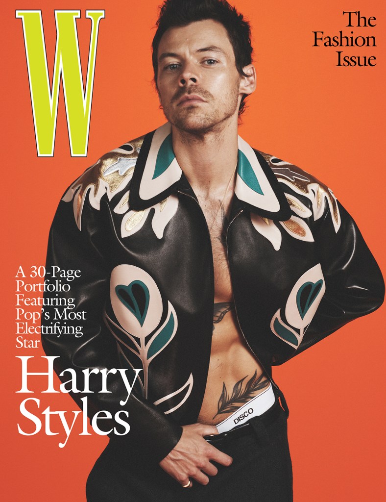 Harry Styles is shirtless in Chanel for W magazine’s September issue