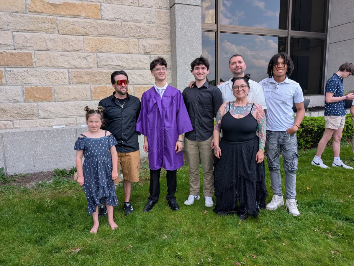 Throuple with four kids explain what happened on their wedding day
